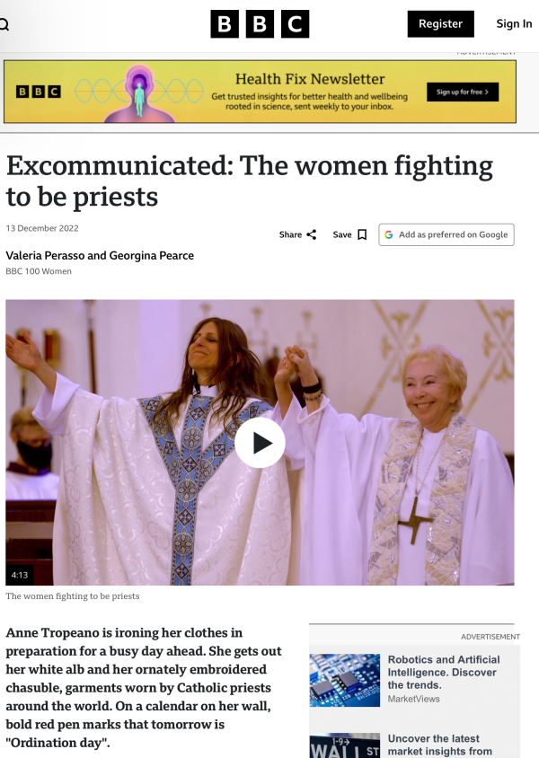 Excommunicated The women fighting to be priests